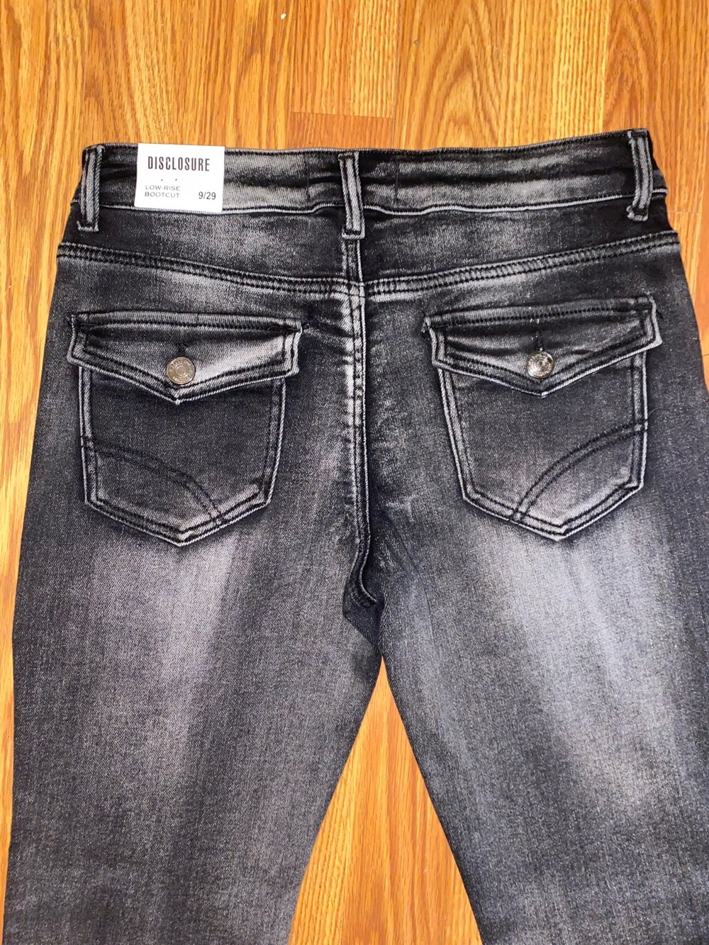 NWT | Disclosure Low Rise Bootcut Black Women’s Jeans | Size 9/29 - Picture 5 of 9